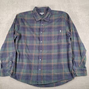 Eddie Bauer Plaid Flannel Button Down‎ Shirt Casual Long Sleeve XXL